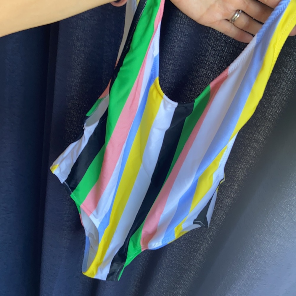 TopShop High Cut, low back bathing suit, never worn but ripped out tags.